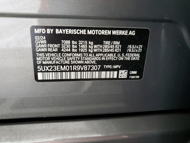 VIN 5UX23EM01R9V87307 2024 BMW X7, Xdrive40I no.13