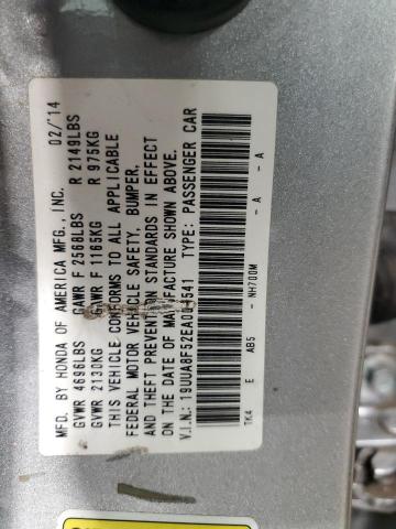 VIN 19UUA8F52EA008541 2014 Acura TL, Tech no.13