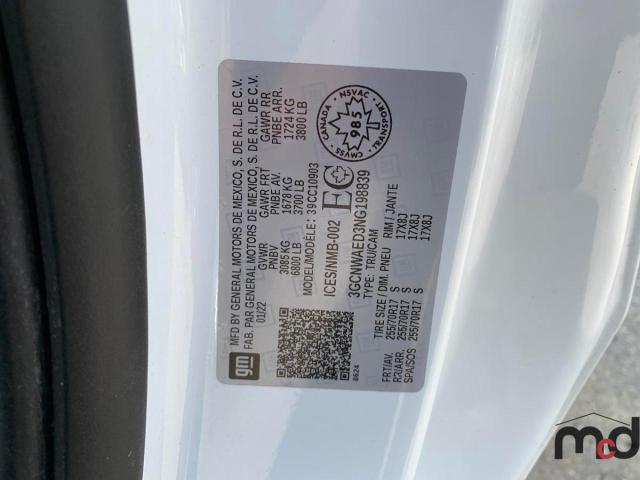2022 CHEVROLET SILVERADO2 3GCNWAED3NG198839