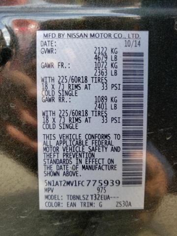2015 NISSAN ROGUE S - 5N1AT2MV1FC775939