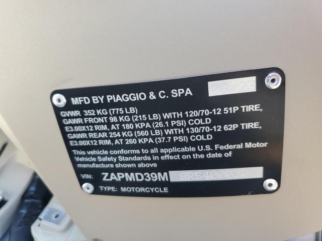 2024 VESPA GTS/SEI GI ZAPMD39M8R5400030