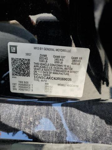 2018 CHEVROLET TAHOE C150 - 1GNSCAKC4JR169035