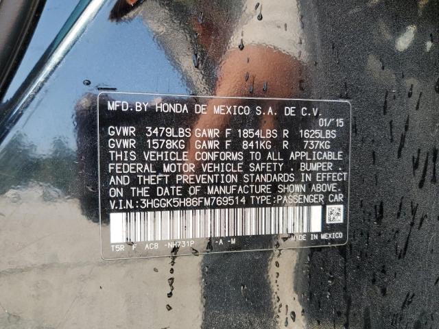 2015 HONDA FIT EX - 3HGGK5H86FM769514