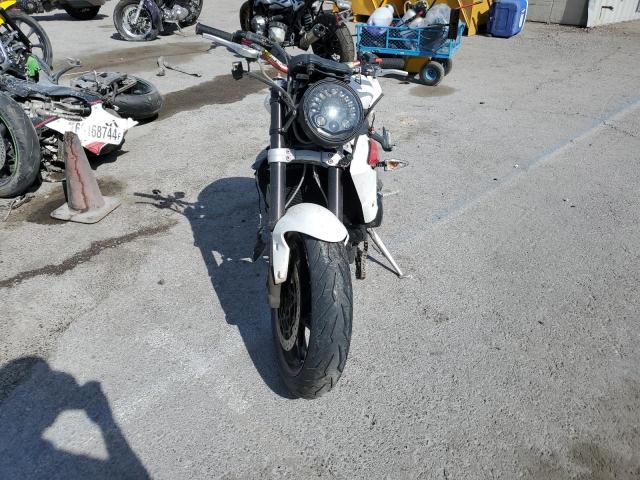 TRIUMPH MOTORCYCLE STREET TRI 2014 white racer gas SMTL03NEXET656507 photo #3