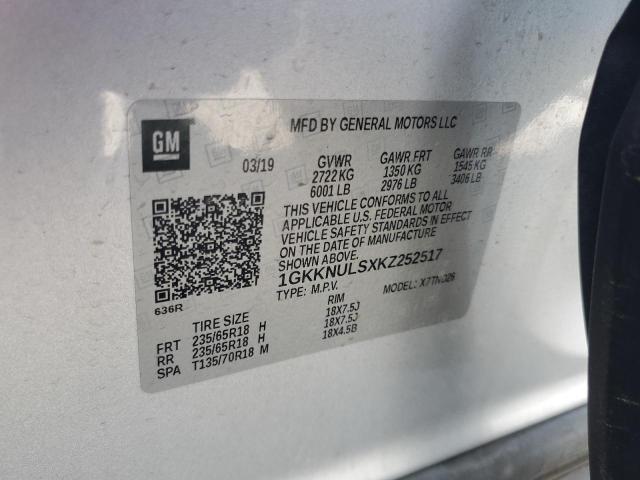 2019 GMC ACADIA SLT - 1GKKNULSXKZ252517