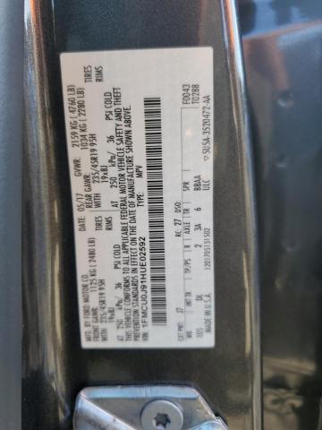 2017 FORD ESCAPE TIT - 1FMCU0J91HUE02592