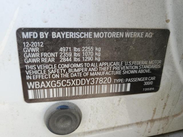 VIN WBAXG5C5XDDY37820 2013 BMW 5 Series, 528 I no.12