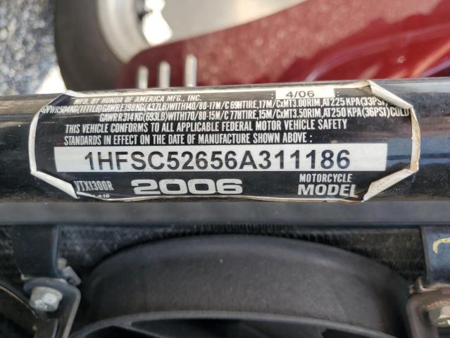 2006 HONDA VTX1300 R 1HFSC52656A311186