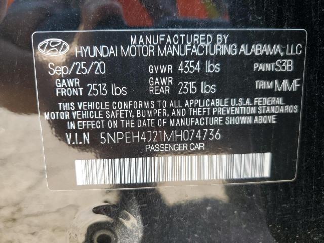 2021 HYUNDAI SONATA LIM - 5NPEH4J21MH074736