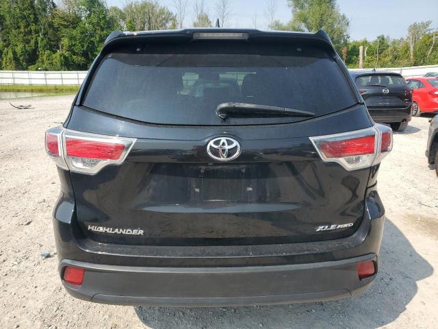 VIN 5TDJKRFHXFS162188 2015 Toyota Highlander, Xle no.6