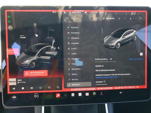 VIN 5YJ3E1EAXKF425364 2019 Tesla MODEL 3 no.9