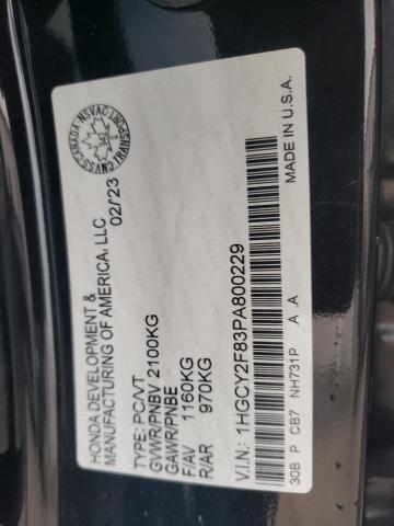 2023 HONDA ACCORD TOU - 1HGCY2F83PA800229
