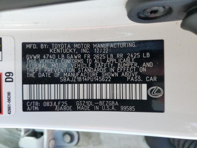 2023 LEXUS ES 350 F S - 58AJZ1B14PU145622