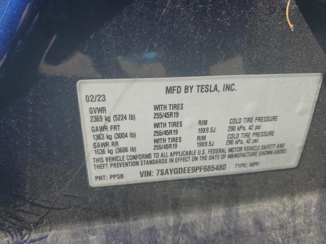 2023 TESLA MODEL Y - 7SAYGDEE9PF685480
