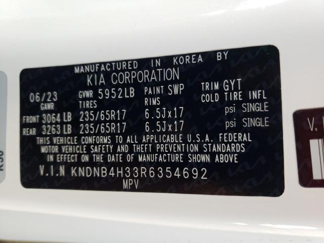 VIN KNDNB4H33R6354692 2024 KIA Carnival, LX no.14