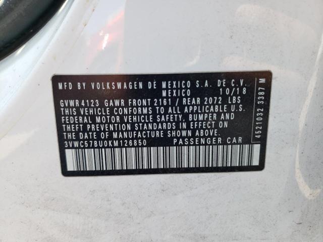 2019 VOLKSWAGEN JETTA S - 3VWC57BU0KM126850