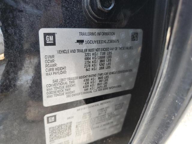 2020 CHEVROLET SILVERADO - 1GCUYEEDXLZ365675
