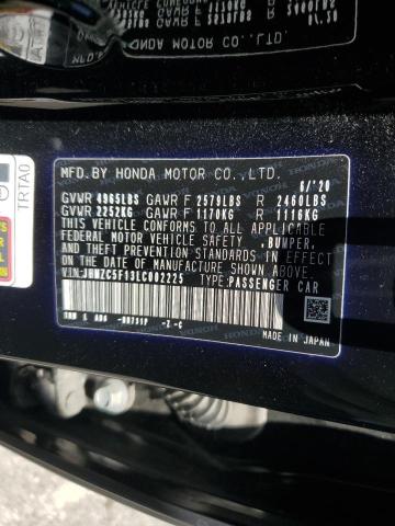 2020 HONDA CLARITY - JHMZC5F13LC002225