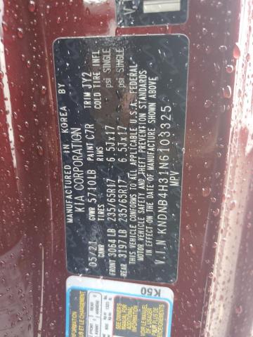 2022 KIA CARNIVAL L - KNDNB4H31N6103325