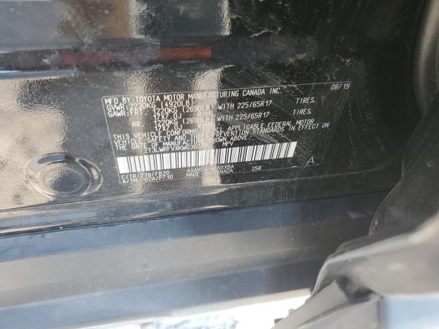 2019 TOYOTA RAV4 LE - 2T3LWRFVXKW036070