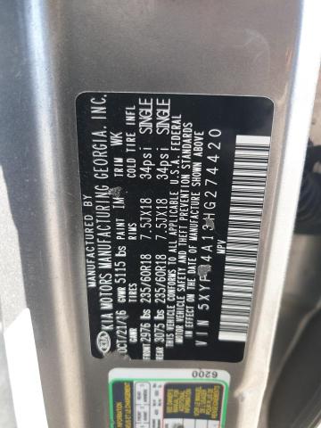 2017 KIA SORENTO EX - 5XYPH4A13HG274420