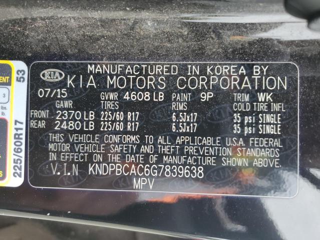 2016 KIA SPORTAGE L - KNDPBCAC6G7839638