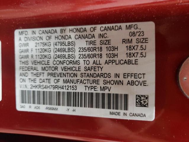 2024 HONDA CR-V EXL - 2HKRS4H79RH412153
