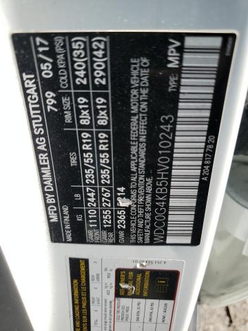 2017 MERCEDES-BENZ GLC 300 4M - WDC0G4KB5HV010243