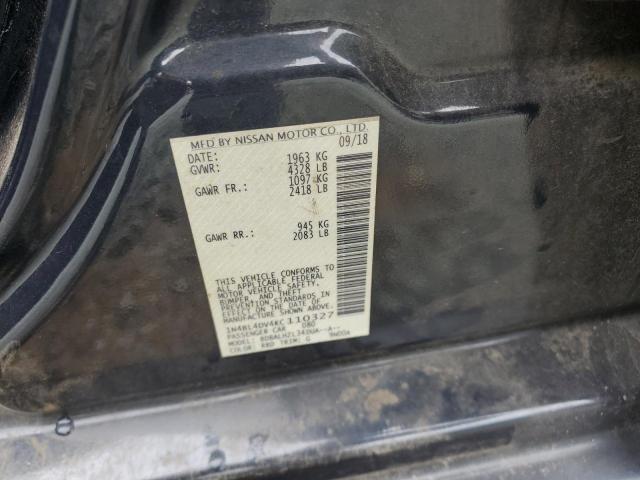 2019 NISSAN ALTIMA SV - 1N4BL4DV4KC110327