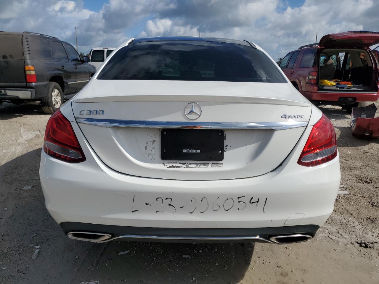 Lot #2993929309 2016 MERCEDES-BENZ C 300 4MAT