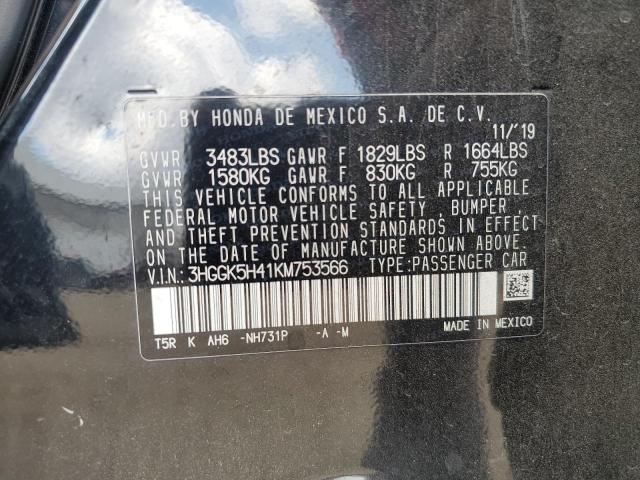 2019 HONDA FIT LX - 3HGGK5H41KM753566