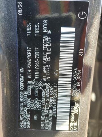 2023 TOYOTA 4RUNNER SE - JTENU5JR1P6201512