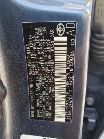 2015 TOYOTA COROLLA L - 2T1BURHE2FC292587