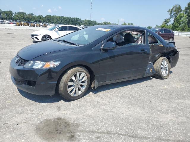 HONDA CIVIC EX 2010 black coupe gas 2HGFG1B89AH535826 photo #1