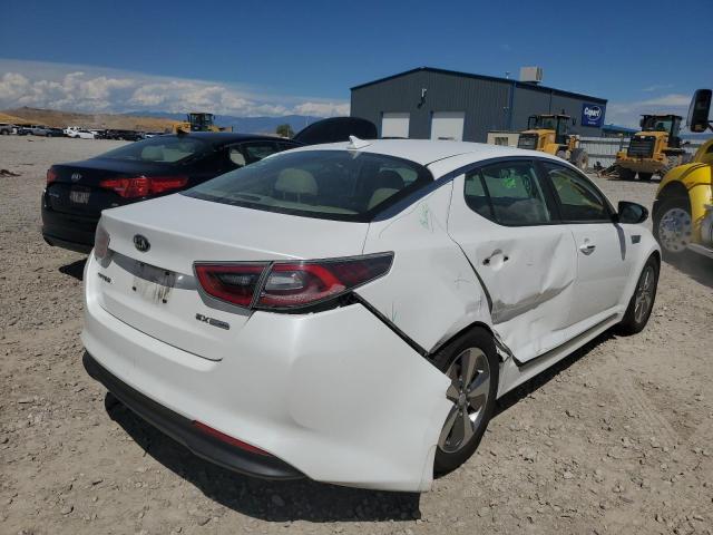 KIA OPTIMA HYB 2016 white  hybrid engine KNAGN4AD8G5094051 photo #4