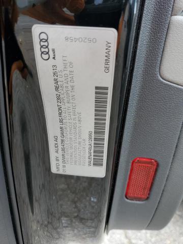 2018 AUDI A4 PREMIUM WAUENAF49JA128950  65588054