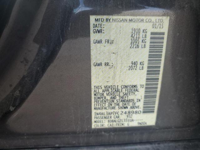 2015 NISSAN ALTIMA 2.5 - 1N4AL3AP7FC248980