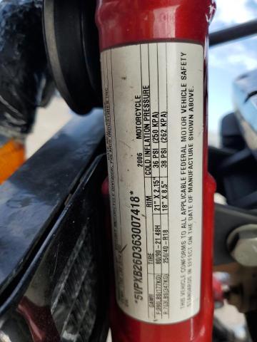 2006 VICTORY MOTORCYCLES VX 5VPXB26D363007418