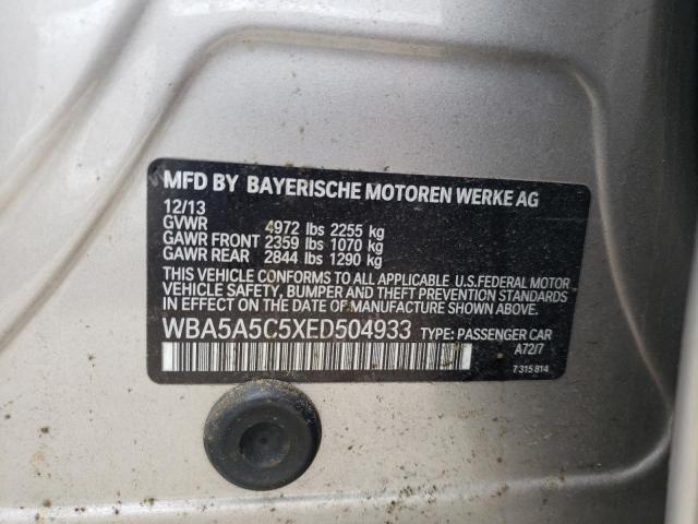 VIN WBA5A5C5XED504933 2014 BMW 5 Series, 528 I no.12