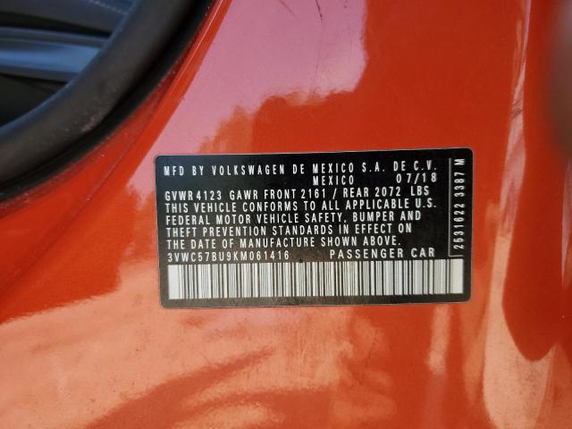 2019 VOLKSWAGEN JETTA S - 3VWC57BU9KM061416