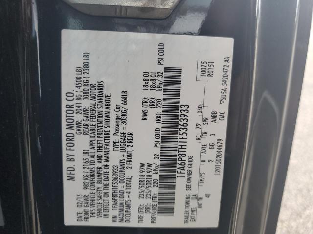 2015 FORD MUSTANG - 1FA6P8TH1F5363933