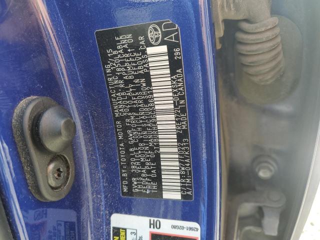 2016 TOYOTA COROLLA L - 2T1BURHE9GC586912