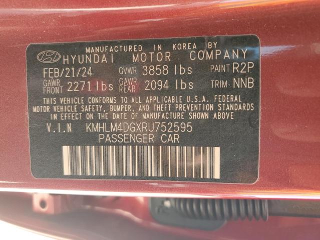 2024 HYUNDAI ELANTRA SE KMHLM4DGXRU752595  64853234