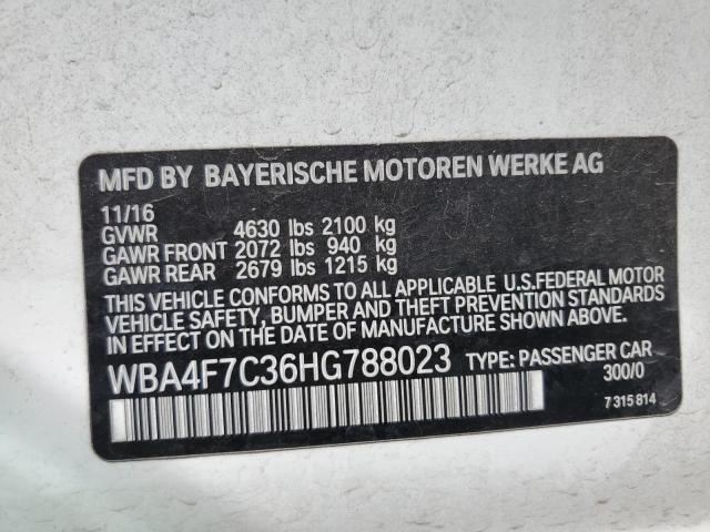 VIN WBA4F7C36HG788023 2017 BMW 4 Series, 430I Gran ... no.12