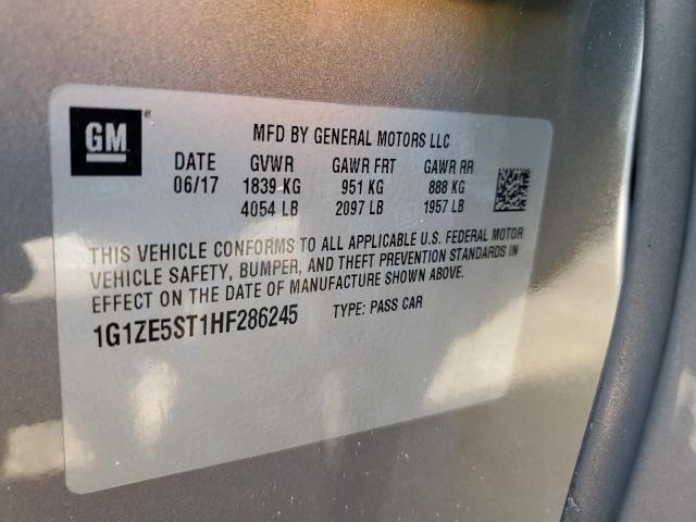 2017 CHEVROLET MALIBU LT - 1G1ZE5ST1HF286245