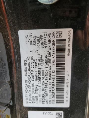 VIN 2HGFE2F56RH514133 2024 Honda Civic, Sport no.12