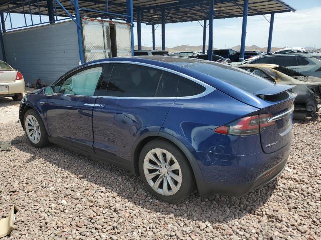 TESLA MODEL X 2016 blue  electric 5YJXCAE25GF020424 photo #3