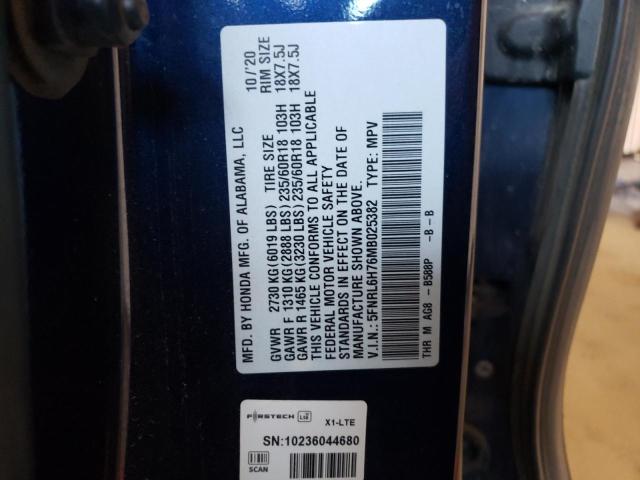 2021 HONDA ODYSSEY EX - 5FNRL6H76MB025382