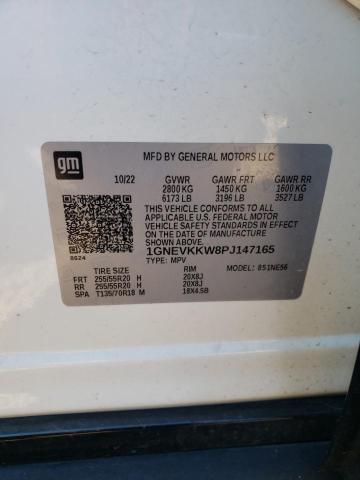 VIN 1GNEVKKW8PJ147165 2023 Chevrolet Traverse, Premier no.13