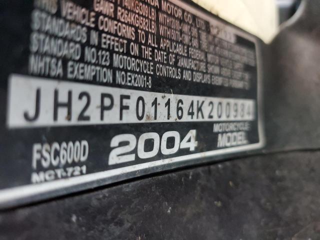 2004 HONDA FSC600 D JH2PF01164K200984